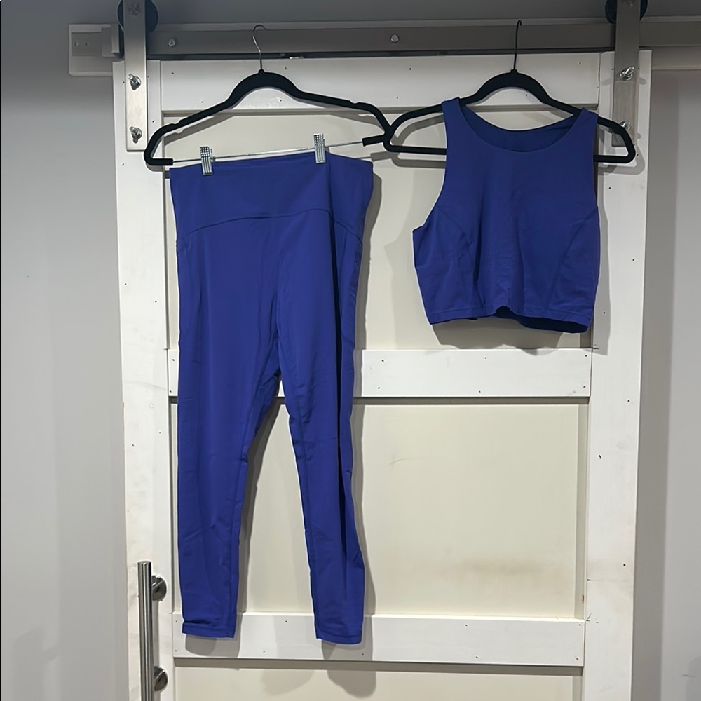 Women's Blue Activewear Set